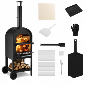 Oven Wood Fire Pizza Maker Grill Outdoor Pizza